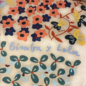 Bimba y Lola Vibrant Floral Scarf